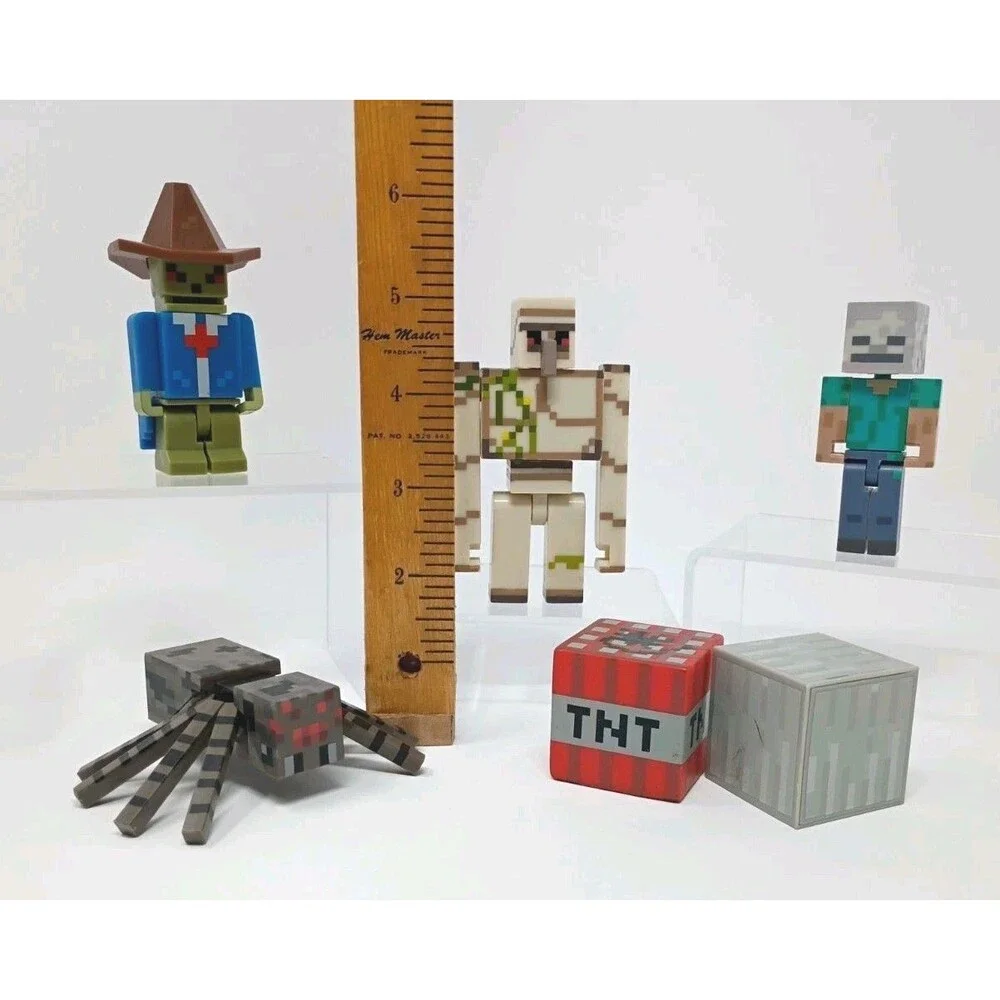 Minecraft Figure Lot Of 6 Mixed Figures